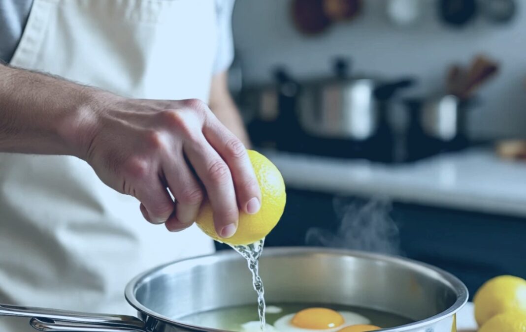 Boiling of eggs and potatoes