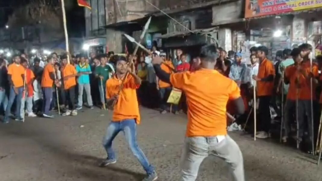 चांडिल में रामनवमी विसर्जन जुलूस शांतिपूर्ण संपन्न Chandil Ram Navami