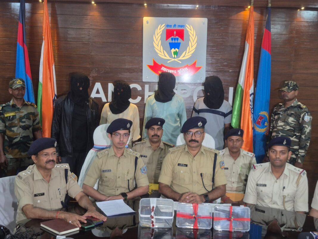 रांची में लूटपाट की घटनाओं का खुलासा, 10 अपराधी गिरफ्तार Ranchi Robbery Case Exposed