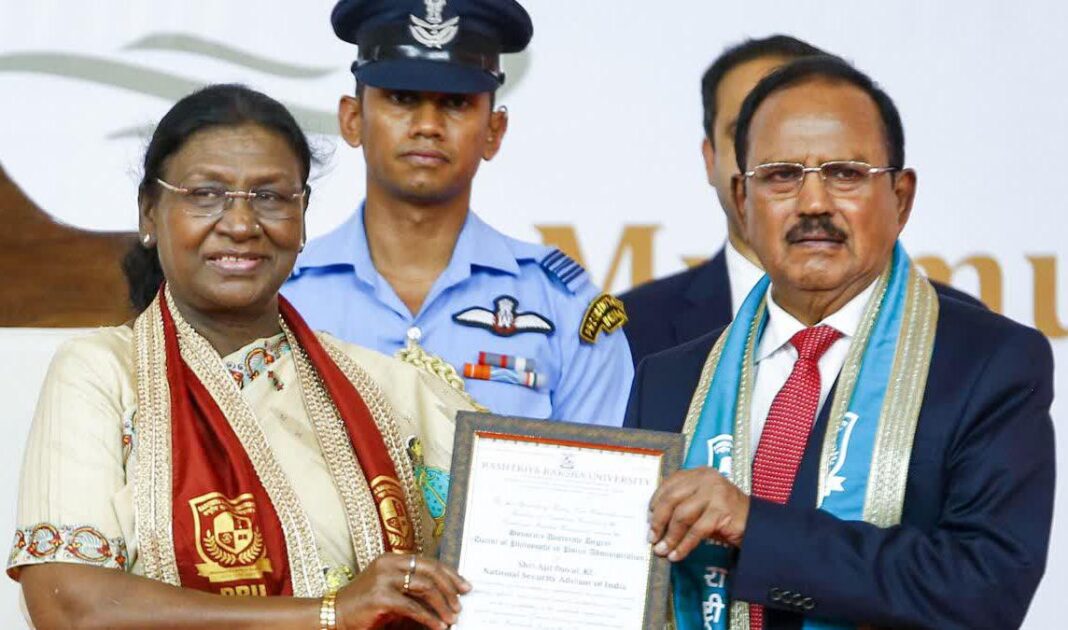 राष्ट्रीय सुरक्षा बहुआयामी, लोगों की इच्छाशक्ति सबसे अहम : NSA अजित डोभाल NRDU Gandhinagar