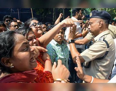 TMC's protest in Kolkata