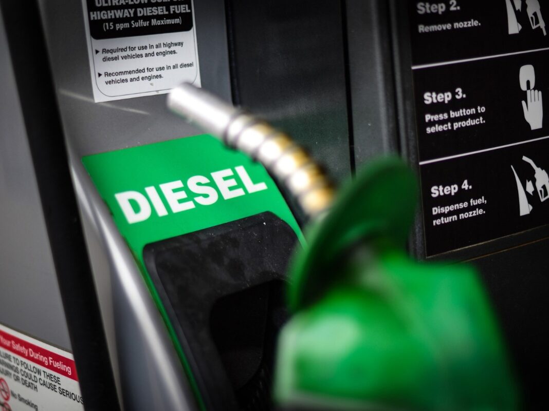 export duty increased on diesel and jet fuel