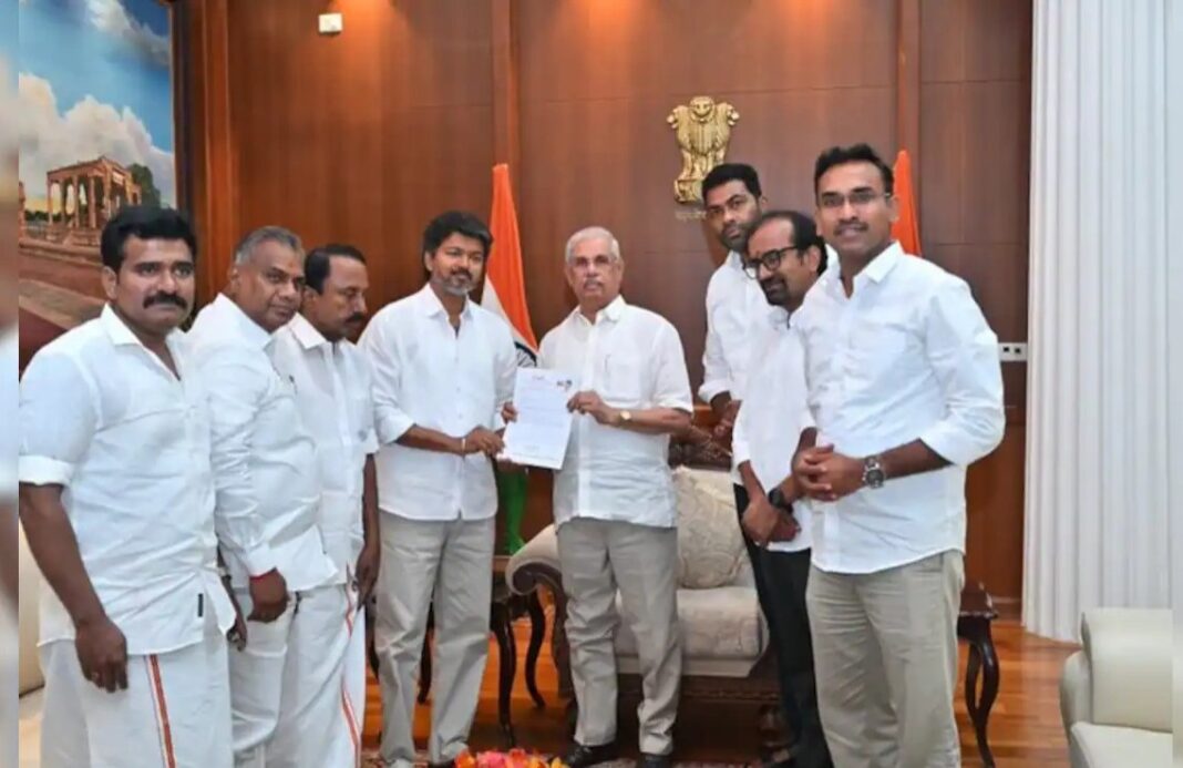 Governor put a condition before Vijay to take oath